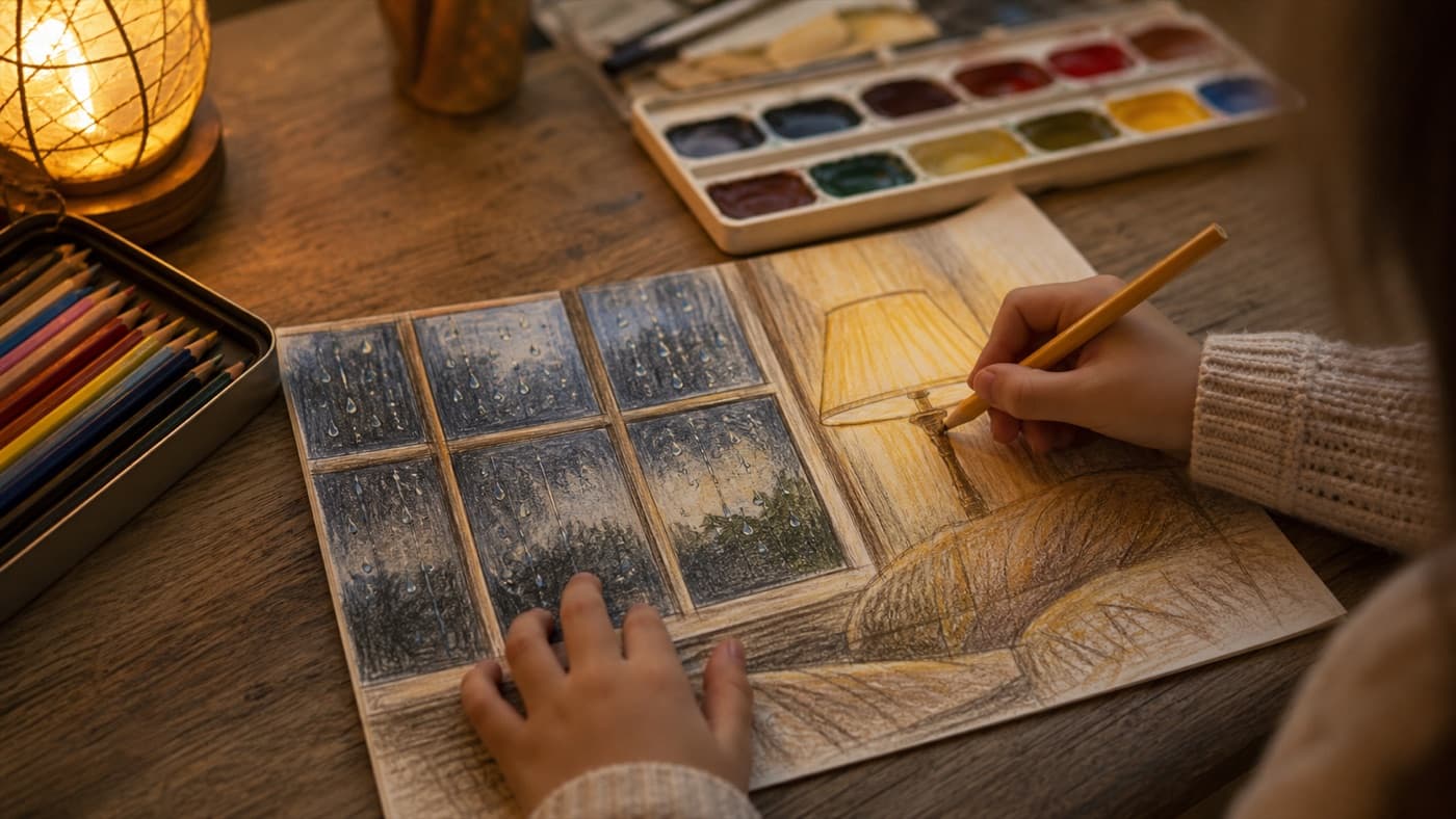 A Small Studio Story: How a Quiet Child Used Drawing to Speak