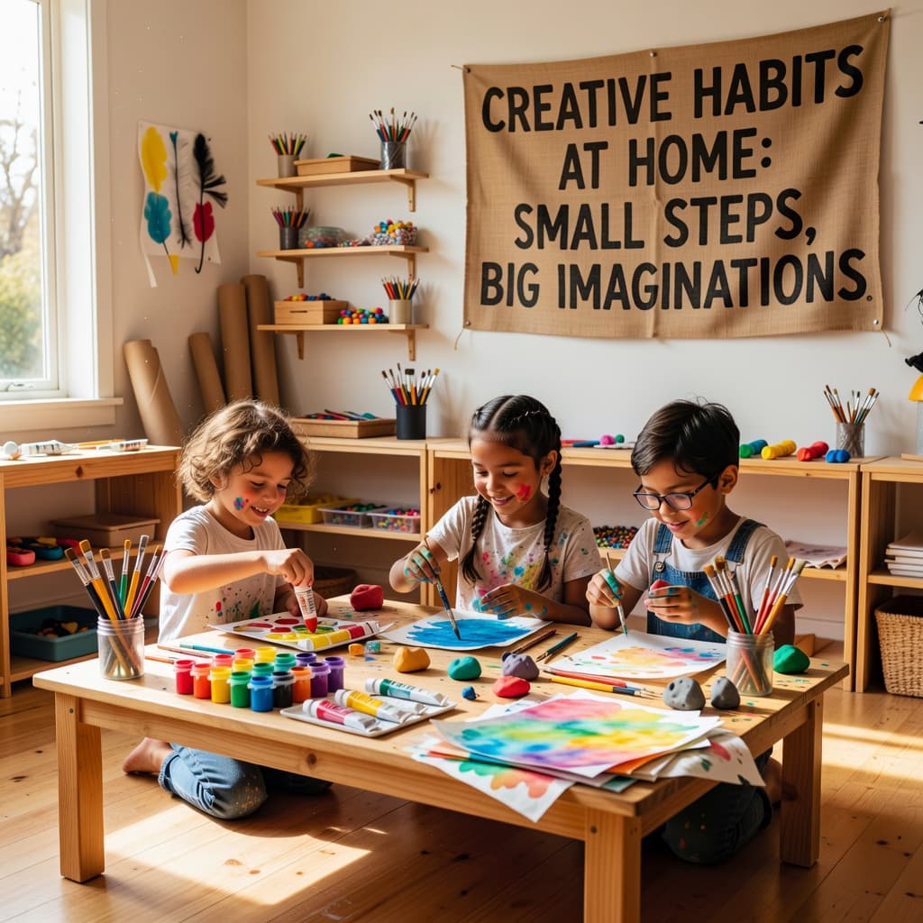 Creative Habits at Home: Small Steps, Big Imaginations